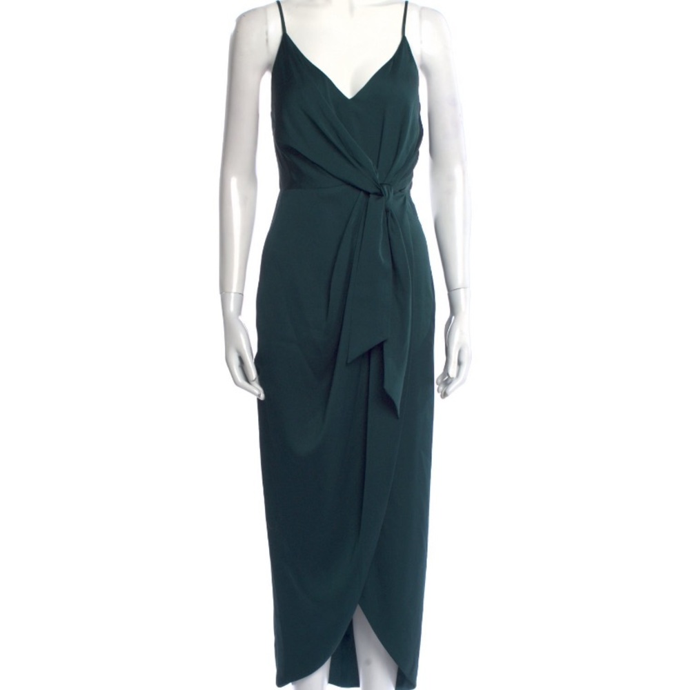 Shona Joy Green midi dress size size 12